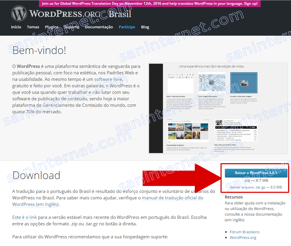 WordPress - Instalar