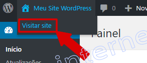 WordPress - Visitar site
