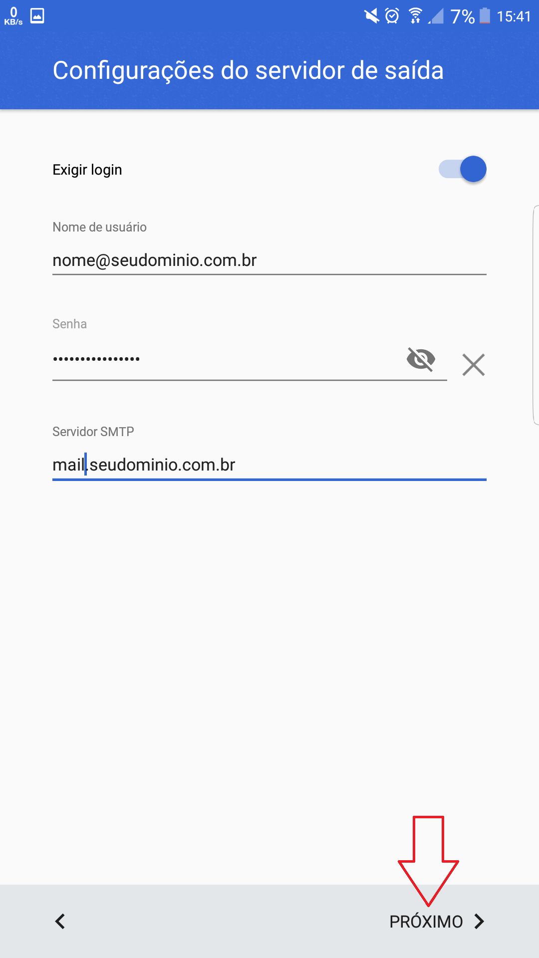 E-mail no Gmail Android - Configuração